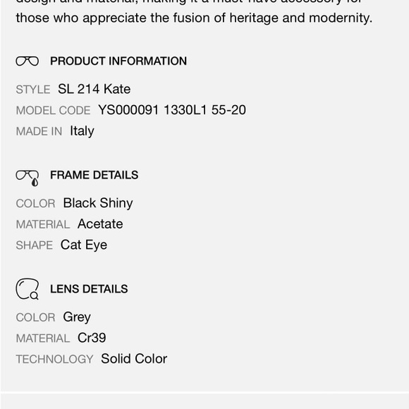 Saint Laurent sunglasses - Picture 9 of 9